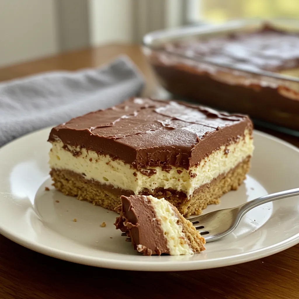 BEST RECIPE for No-Bake Chocolate Eclair Cake: Ultimate Easy Dessert Perfection - secondary view